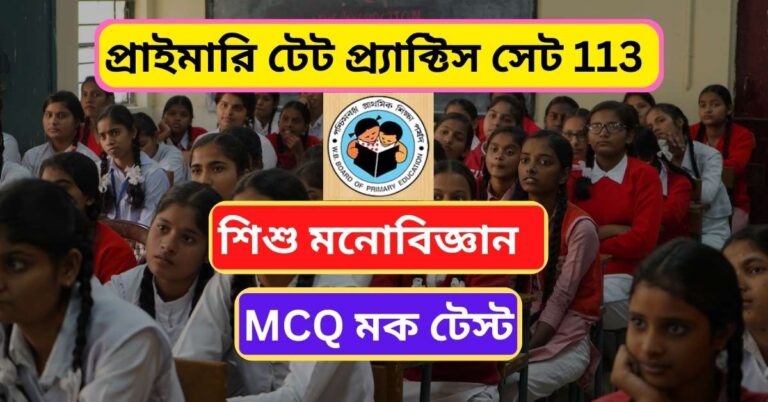 WB Primary TET Mock Test in Bengali|প্রাইমারি টেট বাংলা MCQ |পশ্চিমবঙ্গ প্রাইমারি টেট এর প্রশ্ন উত্তর | প্রাইমারি টেট প্র্যাকটিস সেট